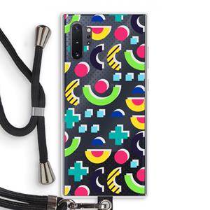 CaseCompany 8-bit N°1: Samsung Galaxy Note 10 Plus Transparant Hoesje met koord