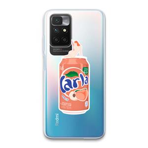 CaseCompany S(peach)less: Xiaomi Redmi 10 Transparant Hoesje