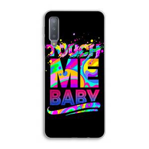CaseCompany Touch Me: Samsung Galaxy A7 (2018) Transparant Hoesje