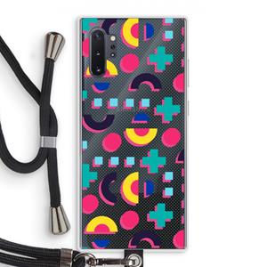 CaseCompany 8-bit N°2: Samsung Galaxy Note 10 Plus Transparant Hoesje met koord