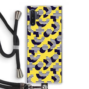 CaseCompany 8-bit N°3: Samsung Galaxy Note 10 Plus Transparant Hoesje met koord