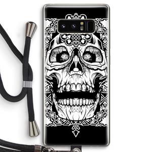 CaseCompany Seek & Destroy: Samsung Galaxy Note 8 Transparant Hoesje met koord