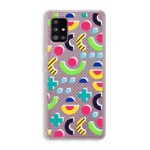 CaseCompany 8-bit N°1: Samsung Galaxy A51 5G Transparant Hoesje