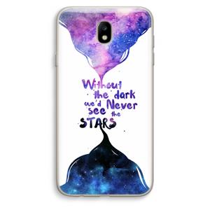 CaseCompany Stars quote: Samsung Galaxy J7 (2017) Transparant Hoesje