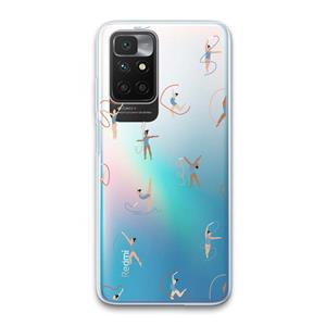 CaseCompany Dancing #3: Xiaomi Redmi 10 Transparant Hoesje