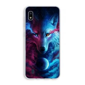 CaseCompany Where Light And Dark Meet: Samsung Galaxy A10 Transparant Hoesje