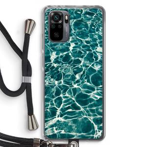 CaseCompany Weerkaatsing water: Xiaomi Redmi Note 10 Pro Transparant Hoesje met koord