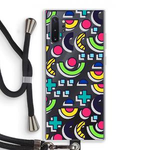 CaseCompany 8-bit N°6: Samsung Galaxy Note 10 Plus Transparant Hoesje met koord