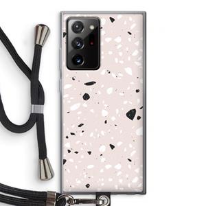 CaseCompany Terrazzo N°20: Samsung Galaxy Note 20 Ultra / Note 20 Ultra 5G Transparant Hoesje met koord