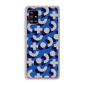 CaseCompany 8-bit N°5: Samsung Galaxy A51 5G Transparant Hoesje