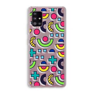 CaseCompany 8-bit N°6: Samsung Galaxy A51 5G Transparant Hoesje