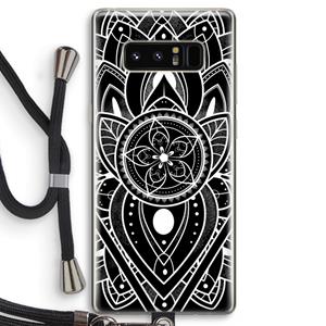 CaseCompany It's Complicated: Samsung Galaxy Note 8 Transparant Hoesje met koord