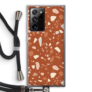 CaseCompany Terrazzo N°22: Samsung Galaxy Note 20 Ultra / Note 20 Ultra 5G Transparant Hoesje met koord