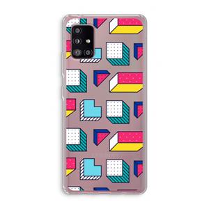 CaseCompany 8-bit N°7: Samsung Galaxy A51 5G Transparant Hoesje