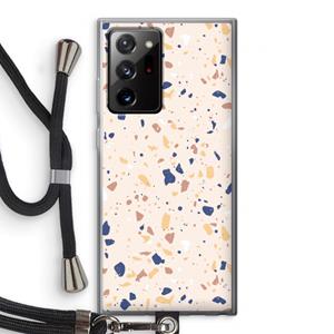 CaseCompany Terrazzo N°23: Samsung Galaxy Note 20 Ultra / Note 20 Ultra 5G Transparant Hoesje met koord