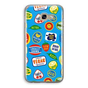 CaseCompany Fruitsticker: Samsung Galaxy A5 (2017) Transparant Hoesje