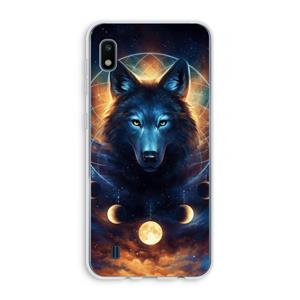 CaseCompany Wolf Dreamcatcher: Samsung Galaxy A10 Transparant Hoesje