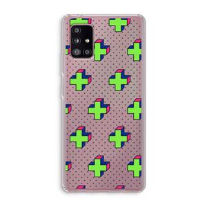 CaseCompany 8-bit N°10: Samsung Galaxy A51 5G Transparant Hoesje