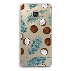 CaseCompany Kokosnoot roze: Samsung Galaxy A3 (2016) Transparant Hoesje
