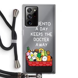 CaseCompany Bento a day: Samsung Galaxy Note 20 Ultra / Note 20 Ultra 5G Transparant Hoesje met koord