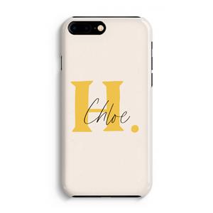 CaseCompany Amber Script: Volledig Geprint iPhone 7 Plus Hoesje
