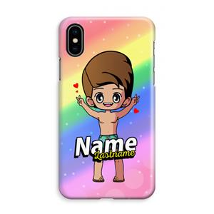 CaseCompany Chibi Maker man: iPhone XS Max Volledig Geprint Hoesje