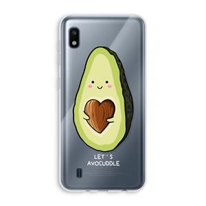 CaseCompany Avocuddle: Samsung Galaxy A10 Transparant Hoesje