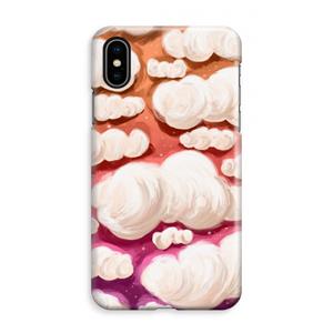 CaseCompany Katoen Wolken: iPhone XS Max Volledig Geprint Hoesje