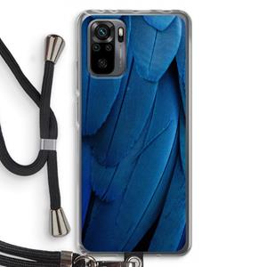 CaseCompany Pauw: Xiaomi Redmi Note 10 Pro Transparant Hoesje met koord
