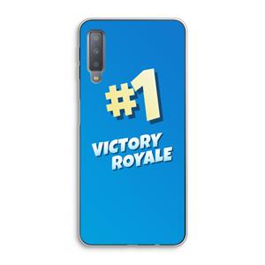 CaseCompany Victory Royale: Samsung Galaxy A7 (2018) Transparant Hoesje