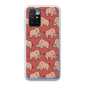 CaseCompany Mammoet: Xiaomi Redmi 10 Transparant Hoesje
