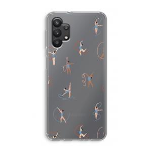 CaseCompany Dancing #3: Samsung Galaxy A32 5G Transparant Hoesje