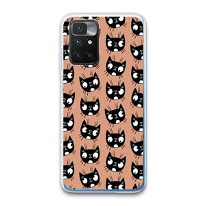 CaseCompany Kat: Xiaomi Redmi 10 Transparant Hoesje