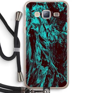 CaseCompany Ice Age: Samsung Galaxy J3 (2016) Transparant Hoesje met koord