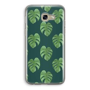 CaseCompany Monstera leaves: Samsung Galaxy A5 (2017) Transparant Hoesje