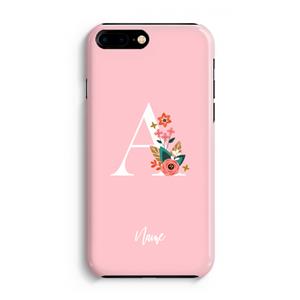 CaseCompany Pink Bouquet: Volledig Geprint iPhone 7 Plus Hoesje