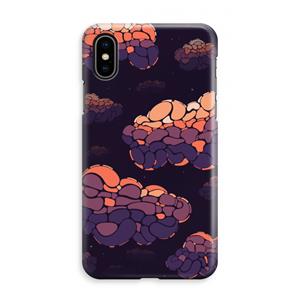 CaseCompany Patroon Wolken: iPhone XS Max Volledig Geprint Hoesje