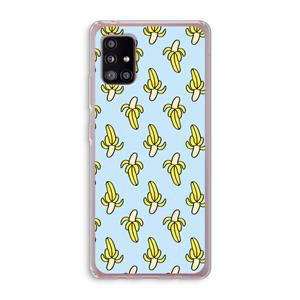 CaseCompany Bananas: Samsung Galaxy A51 5G Transparant Hoesje