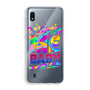 CaseCompany Touch Me: Samsung Galaxy A10 Transparant Hoesje