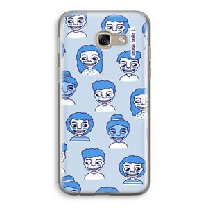 CaseCompany Gezichtjes: Samsung Galaxy A5 (2017) Transparant Hoesje