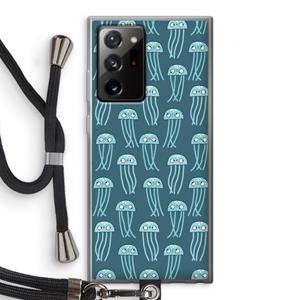 CaseCompany Kwallie: Samsung Galaxy Note 20 Ultra / Note 20 Ultra 5G Transparant Hoesje met koord