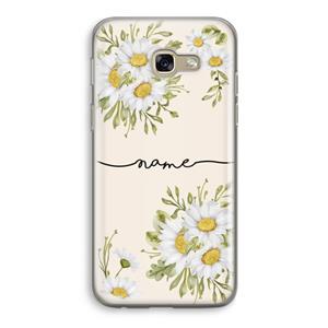 CaseCompany Daisies: Samsung Galaxy A5 (2017) Transparant Hoesje