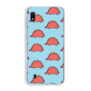 CaseCompany Dinosawrr: Samsung Galaxy A10 Transparant Hoesje