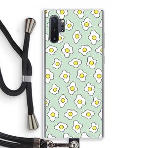 CaseCompany Spiegeleitjes: Samsung Galaxy Note 10 Plus Transparant Hoesje met koord