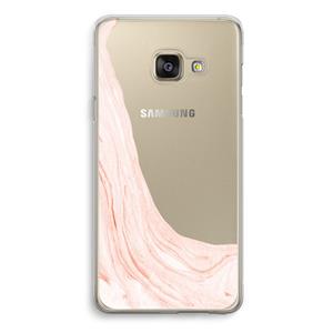 CaseCompany Peach bath: Samsung Galaxy A3 (2016) Transparant Hoesje