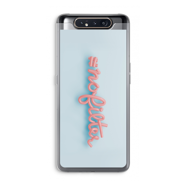 CaseCompany #nofilter: Samsung Galaxy A80 Transparant Hoesje