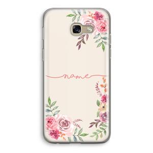CaseCompany Rozen: Samsung Galaxy A5 (2017) Transparant Hoesje