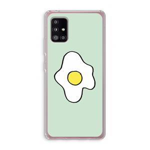 CaseCompany Spiegelei: Samsung Galaxy A51 5G Transparant Hoesje