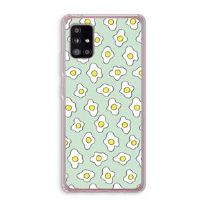 CaseCompany Spiegeleitjes: Samsung Galaxy A51 5G Transparant Hoesje