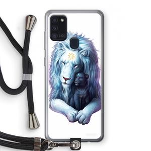CaseCompany Child Of Light: Samsung Galaxy A21s Transparant Hoesje met koord